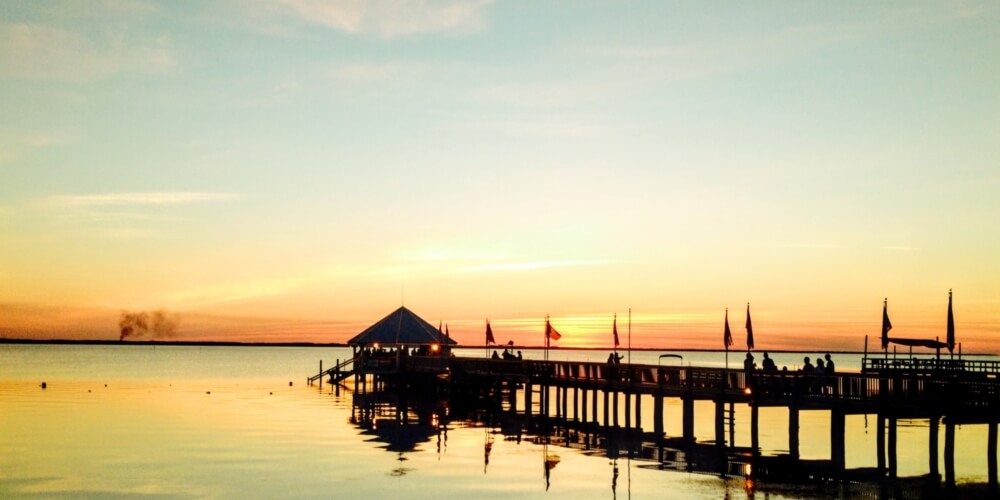 Sunset at Sunset Bar and Grill - Duck Vacation Rentals