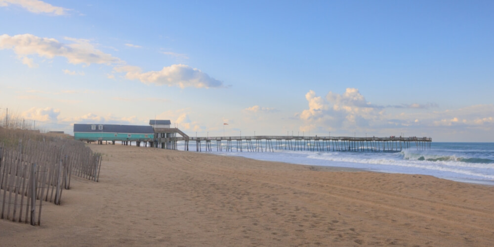 Shoreline and Pier - Kill Devil Hills Vacation Rentals