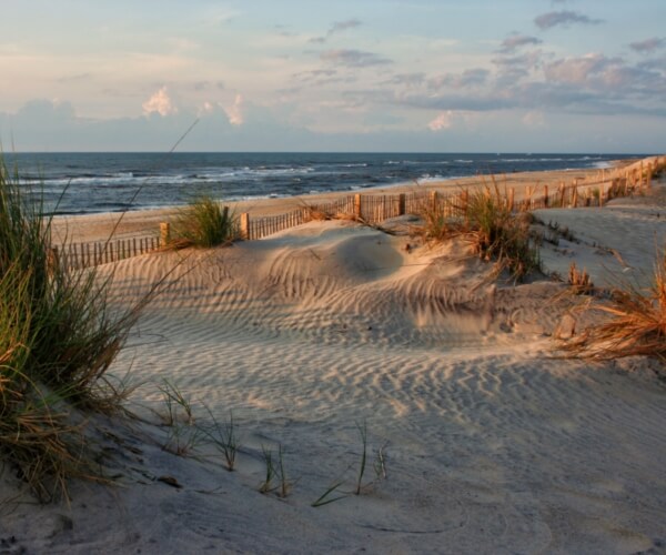 Nags Head Beach on the Outer Banks, NC